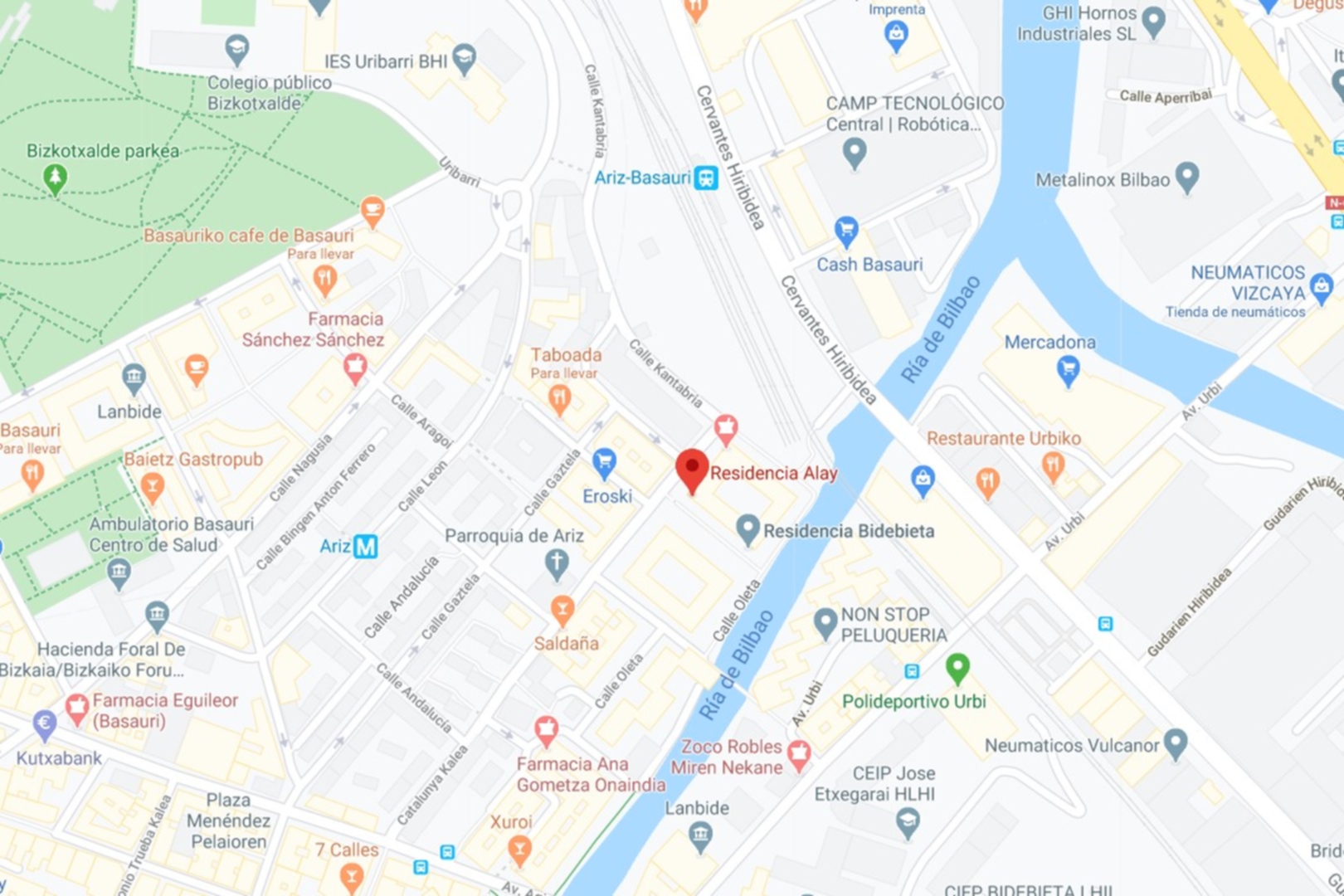 mapa Residencia para mayores Alai